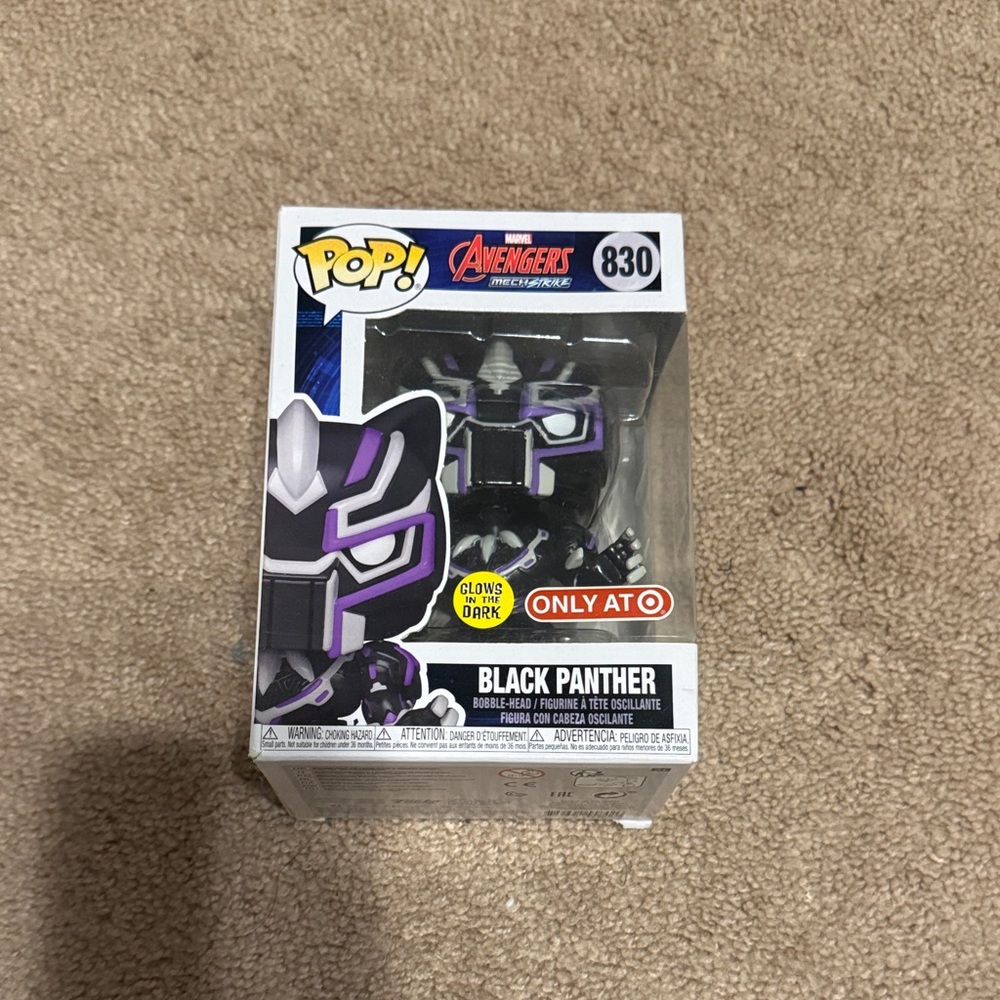 Funko Avengers Black Panther Glow Figure